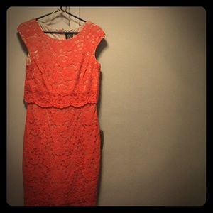 Coral Cocktail Dress